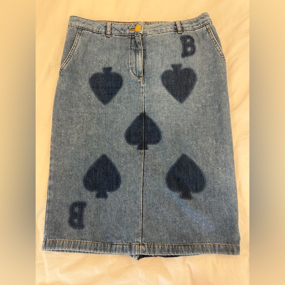 Boutique Moschino denim pencil skirt